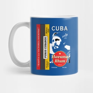 Cuba Castro Havana Habana Santiago Salsa Rhum Travel Mug